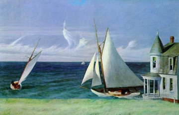 le rivage Lee Edward Hopper Peinture à l'huile